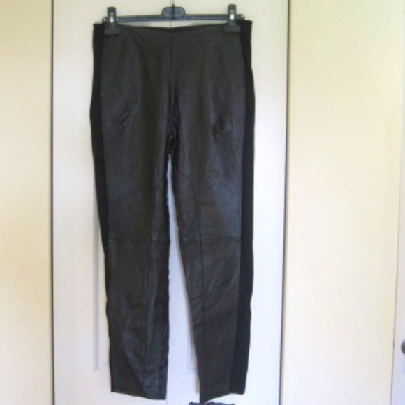 SPORTALM Genuine Black Leather Pant